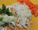 離乳食後期～ふわふわ豆腐と鶏団子汁作り方1写真