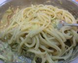 おひとりランチ…アボカドのスイチリパスタ作り方3写真
