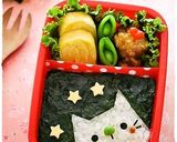 ひょっこり！海苔弁ねこちゃん＊キャラ弁作り方4写真