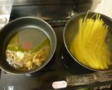 オイルサーディン粒マスタードスパゲッティ作り方3写真