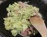 おひとりランチ…クリームチーズパスタ作り方2写真