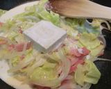 おひとりランチ…クリームチーズパスタ作り方3写真