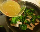 ★小松菜とハムの炒め物で１品★作り方3写真