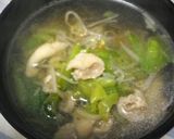 一石二鳥♡鶏ともやしのすまし雑煮作り方4写真