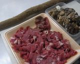 牛肉と舞茸の当座煮作り方1写真
