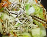 白菜とキノコの餡かけ作り方2写真