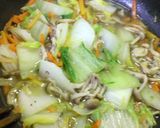 白菜とキノコの餡かけ作り方3写真