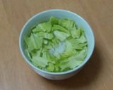 とろ～り♪キャベたまご飯♡作り方1写真