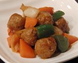 新☆たまねぎ＆肉団子の簡単かわり酢豚♪作り方8写真
