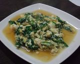 ニラと卵と豆腐炒め✿あんかけ作り方4写真