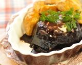 ハンバーグプレート風チョコケーキセット♪作り方5写真