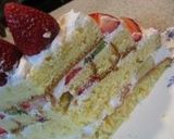 スポンジ1台で☆3段デコレーションケーキ作り方9写真