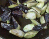 めんつゆで簡単☆なすと豆腐の炒め物作り方1写真