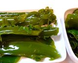 新生ワカメ茎の煮物！作り方1写真