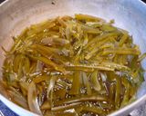 新生ワカメ茎の煮物！作り方3写真