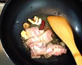 ★豪快ほうれん草たっぷりひとりパスタ★作り方6写真