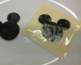 ミッキー＆ミニーのシルエット弁当作り方2写真