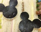 ミッキー＆ミニーのシルエット弁当作り方4写真