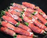 水菜の豚肉巻☆手作り簡単タレ♫作り方2写真