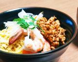 簡単♪豆腐にあつあつ肉味噌かけ作り方4写真