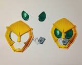 仮面ライダービースト　キャラ弁作り方1写真