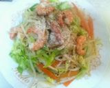 俺流の…野菜たっぷり海老バジル塩焼そば作り方9写真