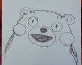 キャラ弁　くまもん作り方1写真