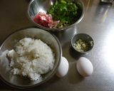 ぜんぜんたいへんじゃない牛蒡セロリ炒飯作り方1写真