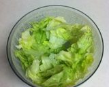 レタスの豚生姜焼き作り方1写真