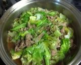 レタスの豚生姜焼き作り方3写真