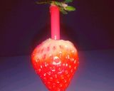 ストローde簡単☆苺のヘタの取り方♪作り方3写真