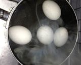 揚げ出し豆腐小松菜絶品醤油麹餡温泉卵のせ作り方2写真