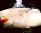 ポリ袋でやわらか鶏ハム作り方3写真
