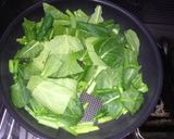 揚げ出し豆腐小松菜絶品醤油麹餡温泉卵のせ作り方7写真