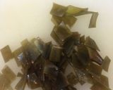 おでんで使った昆布でリメイク胡麻油炒め作り方1写真