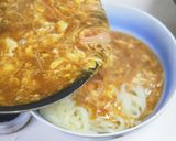 ふうふう～蟹カマとろみ卵うどん＾＾作り方2写真