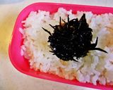 ❀キャラ弁に❀ひじき煮でまっくろくろすけ作り方4写真