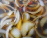 残った鶏唐揚げで・ピリ辛甘酢あんかけ作り方6写真