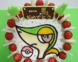 ポケモン☆ツタージャのキャラケーキ作り方9写真