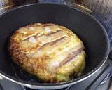 牡牛座が作るキャベツと豚バラのお好み焼き作り方13写真