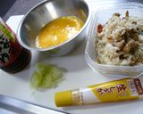 炊き込みご飯で★簡単★餡かけオムライス作り方1写真
