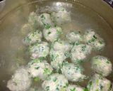 おかずスープ〜鶏だんこの春雨スープ‼作り方3写真