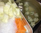 おかずスープ〜鶏だんこの春雨スープ‼作り方4写真