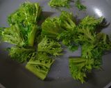 わさび菜の塩麹オリーブオイルソテー作り方2写真