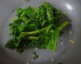 わさび菜の塩麹オリーブオイルソテー作り方4写真