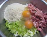 白菜入り！しっかり美味しいメンチカツ☆作り方3写真