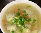 おかずスープ〜鶏だんこの春雨スープ‼作り方6写真