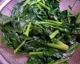 すりごまいっぱい！ほうれんそうのごまあえ作り方1写真