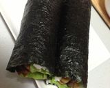 生姜焼きでキンパ作り方5写真