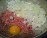 ハンバーグ蒸し焼き＋チーズ＝完食作り方1写真